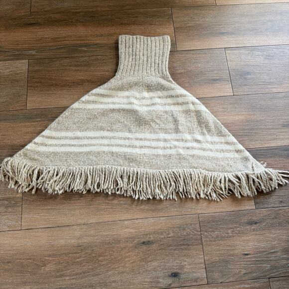 Banana Republic Cream and Brown Sweater 55%Wool 45% Alpaca Size XS/S - Picture 1 of 7